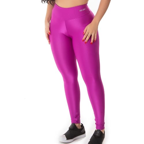 Legging Cintura Alta Slim – Conforto e Compressão Leve para Academia e Casual (BR, Alfa, G, Regular,