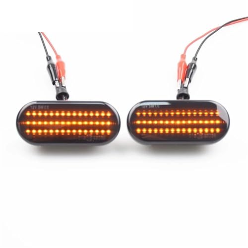 サイドマーカーライト に適合する シート に適合する イビサ 6L 2002-2008 に適合する コルドバ 1993-1999 に適合する トレド に適合する レオン 1M 1996-2006 LEDダイナミックターンシグナルインジケーターライト(Smo