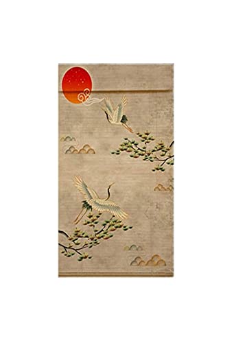 Rideau blind bambou 75X225 store romain sunscreen japonais imprimé - 2