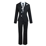 Xiao Wu Killing School Trip Ultimate Yakuza Fuyuhiko Kuzuryu Uniform Cosplay Costume (Male XS)