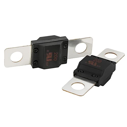 SeKi Midi 200A Amp High Current Fuse up to 32V DC - Car Truck Strip Fuse Pack of 2 - Image 2