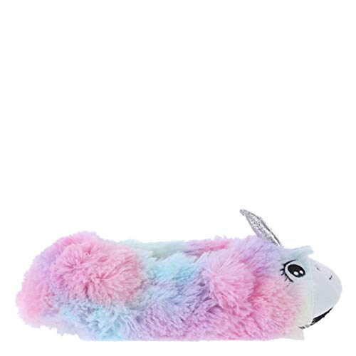 Image of Girl Fuzzy Animal Slipper Socks