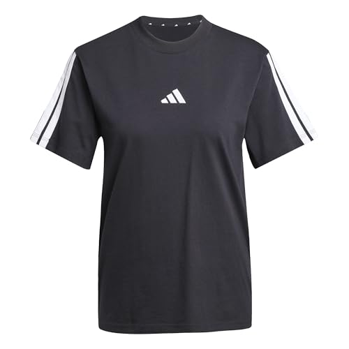 Donna Essentials 3-Stripes Sleeve Cotton T-Shirt XS