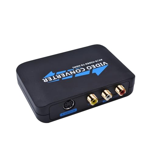 Convertidor AV a HDMI S-Video 1080P adaptador RCA audio R/L
