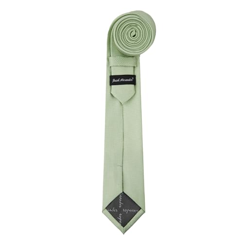 Jacob Alexander Boys' Prep Woven Subtle Mini Squares Regular Neck Tie3