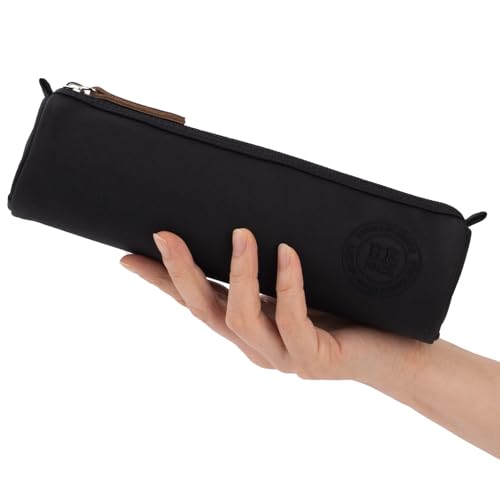 Image of EASTHILL Small Pencil Case Pencil Pouch Stationery Pen Bag Office Supplies for Girls Women-Black