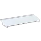 Quartet Glass Desktop Computer Pad, 18" x 6", Whiteboard, Dry Erase Surface, White Surface (GDP186)
