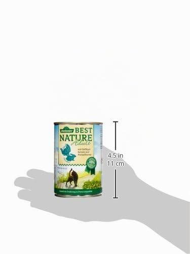 Dehner Best Nature Katzenfutter Adult, Nassfutter, Geflügel, 6 x 400 g