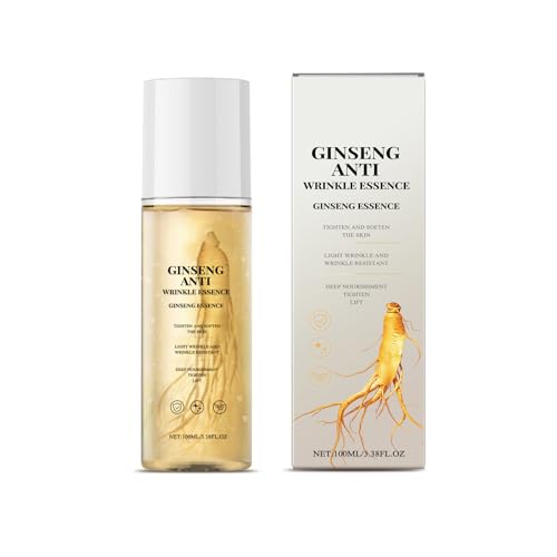 Agua de Esencia de Ginseng, Repair Essence Facial, Face Serum, Hidratante y Resplandeciente, Nutritiva y Humectante, Refrescante y No Pegajoso, Para Todos los Tipos de Piel