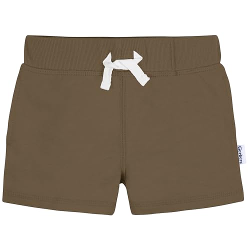 Image of Gerber Baby Boys' 3-Pack Pull-on Knit Shorts