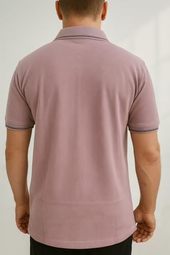 Image of Dollar Pack of 1 Men's Cotton Polo T-Shirt with Classic Collar