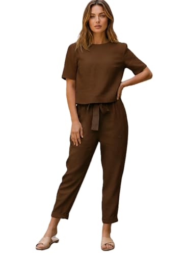 Image of Co ord Set for Women Stylish | Dress for Woman | Summer Cord Set for Women | Pajama Set | Pyjama Set for Beach & Resort Outfits Full Sleeve (30 C-1-4)