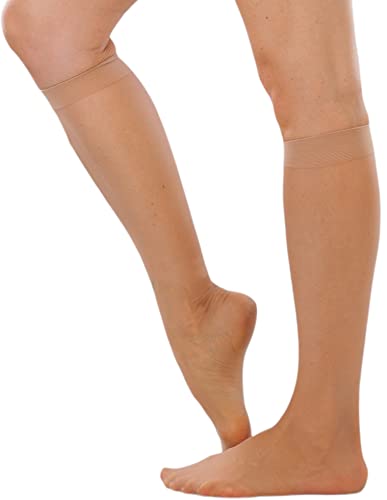 Image of ToBeInStyle Women's Sheer Ankle & Knee High Nylon Fashion Socks Hosiery