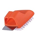 POPETPOP Grillreiniger 2 in 1 Grillbürste und Schaber aus Rostfreiem Edelstahl Kompakt und Langlebig für Grillroste Vielseitiges Grillzubehör für Outdoor Reinigung