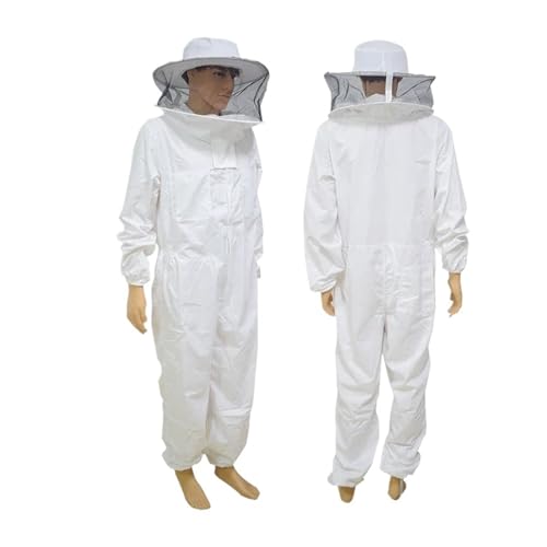 Traje de apicultura ventilado con chaqueta y sombrero protector talla XL