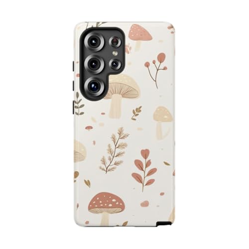 Coque Samsung S25 Ultra champignon fleurie anti rayure et brillante