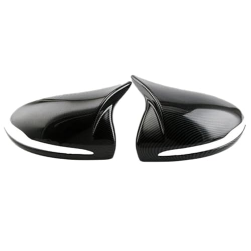 Coque rétroviseur Benz W213 en ABS style carbone avec coques look cornes profilées