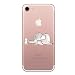 Produktbild Oihxse ersatz für iPhone 8 Hülle, iPhone 7 Hülle Glitzer Weiche Ultra Dünn huelle iPhone 8 Transparent Slim Silikon TPU Durchsichtig Kratzfeste Stoßfest Schutzhülle für iPhone 8/7 (Elefant)