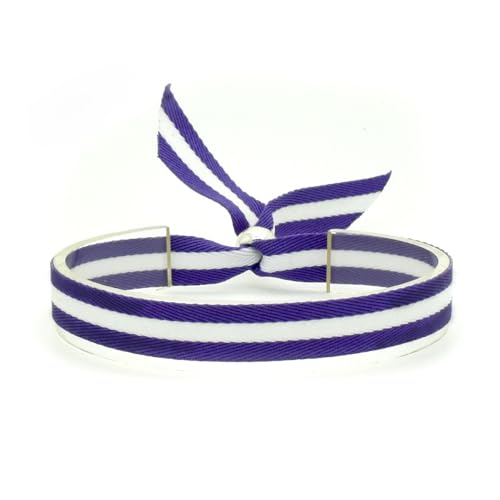 BDM Pulsera Madrid Merengue de tela ajustable, pulsera vikingos, hala Madrid