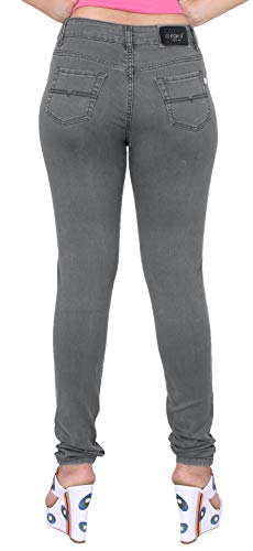 Image of FCK-3 Stretchable Denim Pencil Fit Regular Fit High Waist Jeans for Women