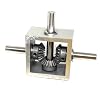 Miter Transmission 1pcs 1:1 Differential Assembly Gearbox 90 Right Angle Bevel Gear Gearbox 1.25M 20T Bevel Gear 10MM Shaft Corner Reversing Device Pinion Mechanical (Color : 1 in 2 Out, Size : 10m