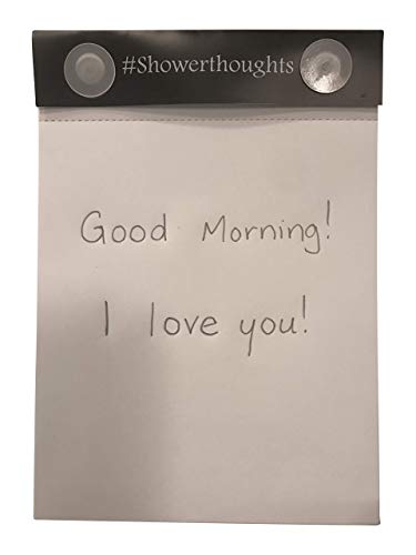Healpt Waterproof Shower Notepad With Pencil - Shower Notebook With Waterproof Paper #TOP3