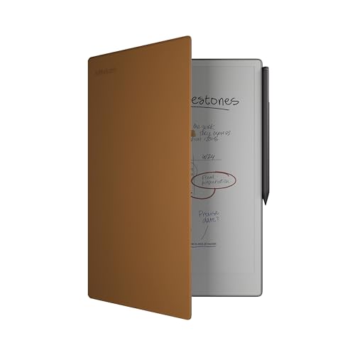 reMarkable Paper Pro – Book Folio aus hochwertigem Leder für Ihr 11,8'' Papiertablet – Braun