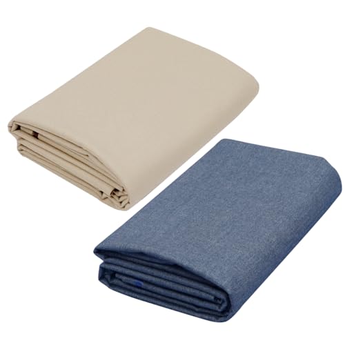 Image of Abhi Fashion Men's Cotton Formal Unstitched Trouser Fabric For Men (Pack Of 2)
