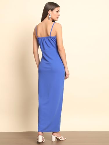 Image of Trend Arrest.ed Women's Bodycon Midi Dress | Casual & Night Out Fit | Slim Fit Stretch Fabric