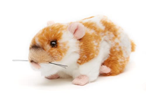 Uni-Toys - Hamster doré, brun doré - 18 cm (longueur) - Peluche hamster - Doudou