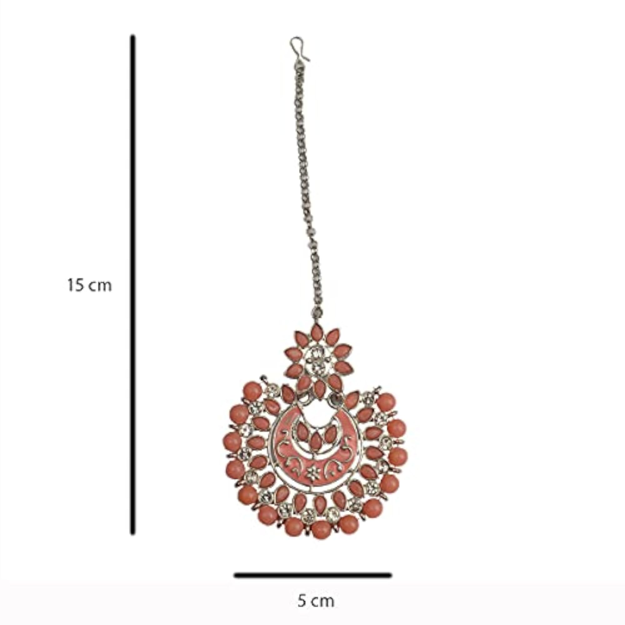 Elegant Maang Tikka with Pearls for Women