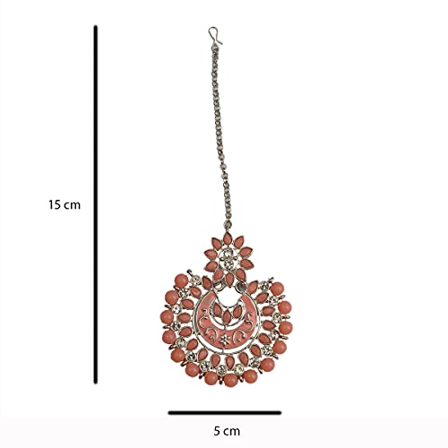 Elegant Maang Tikka with Pearls for Women