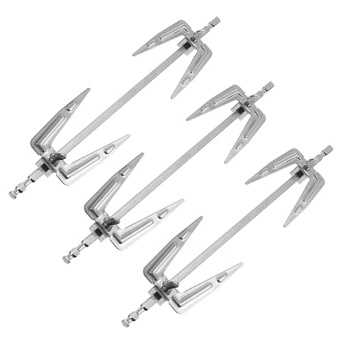 ifundom 3pcs Stainless Steel Barbecue Forks Versatile Rotisserie Tools for Air Fryer and Electric Oven for Bbq Parties and Grilling and