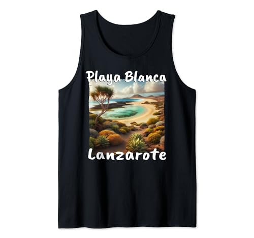 Playa Blanca Lanzarote Vacaciones Playa Desierto de Dunas Camiseta sin Mangas