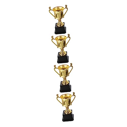 INOOMP 4 Pçs Troféu De Competição Infantil Medalhas De Futebol Para Crianças Metais Para Prêmios Tro