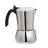 ☕ HOHE SICHERHEIT: Mit dem Sicherheitsventil vermindert es der Innendruck beim Bedienen. Es ist sicher und macht den Geschmack besser.