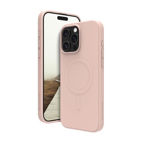 Coque MagSafe iPhone 16 Pro Max dbramante1928 Greenland Pro rose