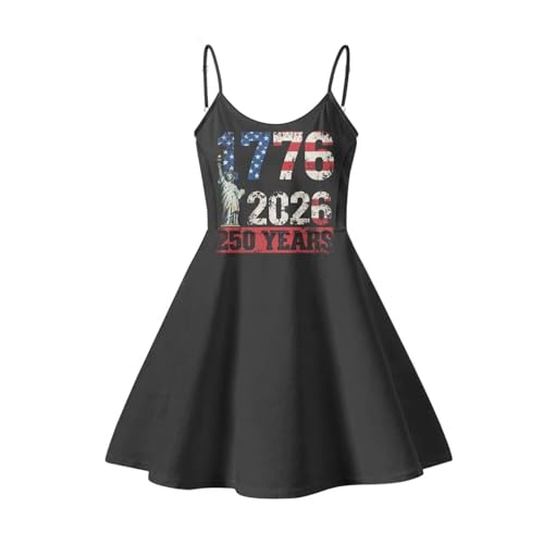 Image of Cozeyat Women Girls Summer Sleeveless Dress Casual Swing Beach Cover Up Knee Length Dresses,Large Size XS-4XL