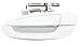 Sentinel Parts 02-06 Nissan Altima Rear Left Driver Side Outside Exterior Door Handle QX3 Satin White Pearl