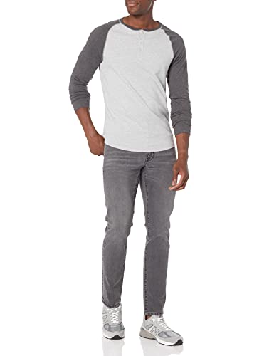Image of Amazon Essentials Men's Long-Sleeve Henley Shirt