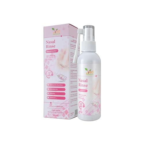 Enjuague nasal Aquamarin: spray nasal de alivio instantáneo para alergias y congestión (100 ml)