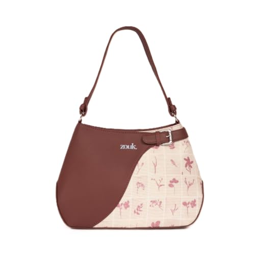 Image of ZOUK Ira Handbag | Stylish Women's Handbag | Luxury Shoulder Bag for Women | Trendy | Fancy Ladies Handbags | Small Purse for Events | Water-Resistant