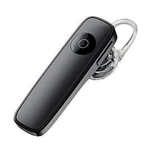 ZOVC Mini Stylish Single Ear Wireless Bluetooth Headset with Mic to Support Hands Free Calling/Music for All Android & Smartphones Devices (Black)