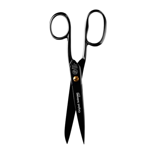 NTS-Solingen Schere aus der BLACK EDITION | Küchenschere | Allzweckschere | Haushaltsschere | 18 cm - 7,0' | Edel Schwarz Brüniert | Super Scharf | Hergestellt in Solingen