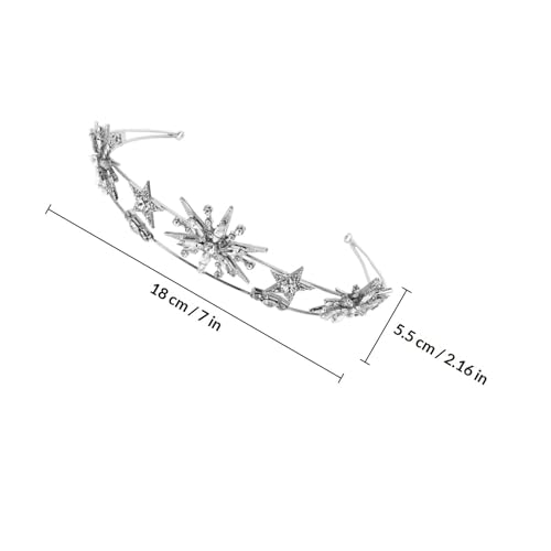 Tiara de estrellas para niña como obsequio elegante de boda y comunión inolvidable 2