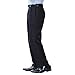 Haggar Men's E-Clo Repreve Classic Fit Pleat Front Dress Pant with Hidden Expandable Waistband Black 44W x 30L