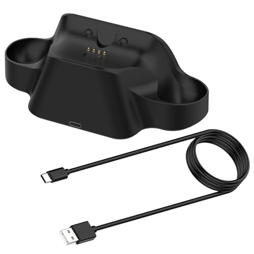 Compatible with GameSir G7 Pro Controller Charging Stand, Single Controller Dock with Built-in USB Expansion for USB Receiver, USB-C Cable, Overcharge & Overcurrent Protection (USB-A to C)