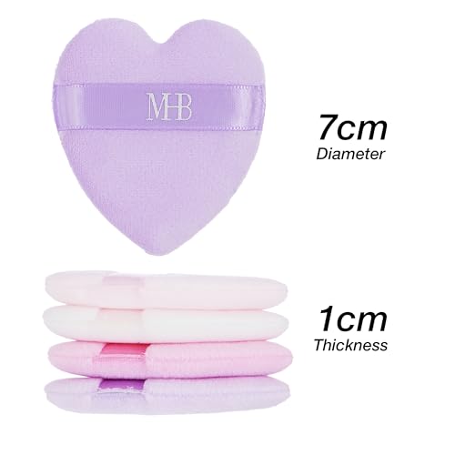 Expressions-8pc-Beauty-Buffs-Set-Heart-Shaped-Beauty-Blenders-Collection-Flawless-Finish-Makeup-Sponges-To-Blend-Set-Cosmetic-Beauty-Puff-Makeup-Applicators-Professional-Beauty-Tools