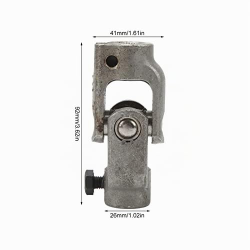 30T 14 Mm Joint Universel de Direction, en Alliage D'acier de Direction Robuste Joint Universel D'accouplement D'articulation de Direction pour Go Karts ATV UTVs Traité Thermiquement