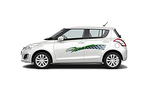 AutoDecals Sticker & Decal for Car (Green, Multicolor)